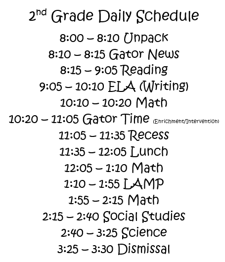 Schedule